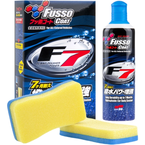 SOFT99 FUSSO COAT F7 ALL COLOURS 300ml wosk na lakier